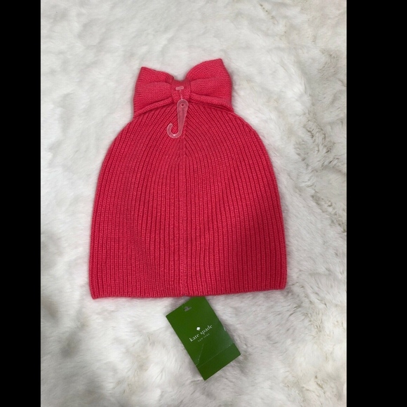 NWD Kate Spade NY Bow Beanie costume pink SZ OS‎ main image 5